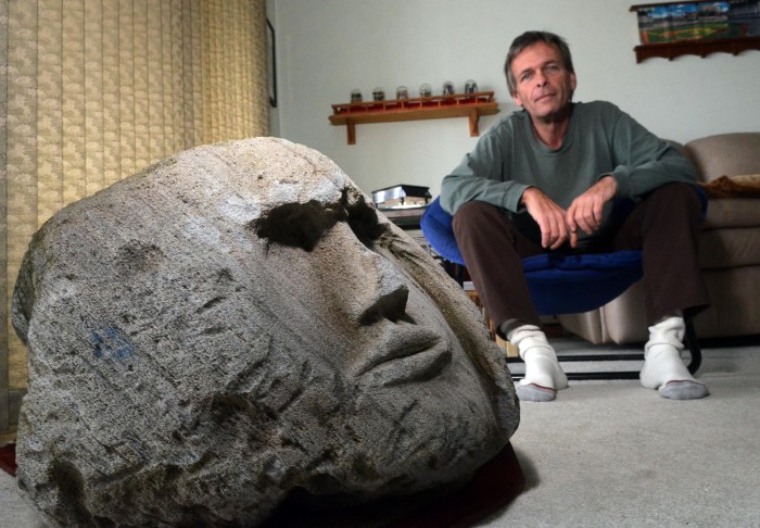 sculptured face